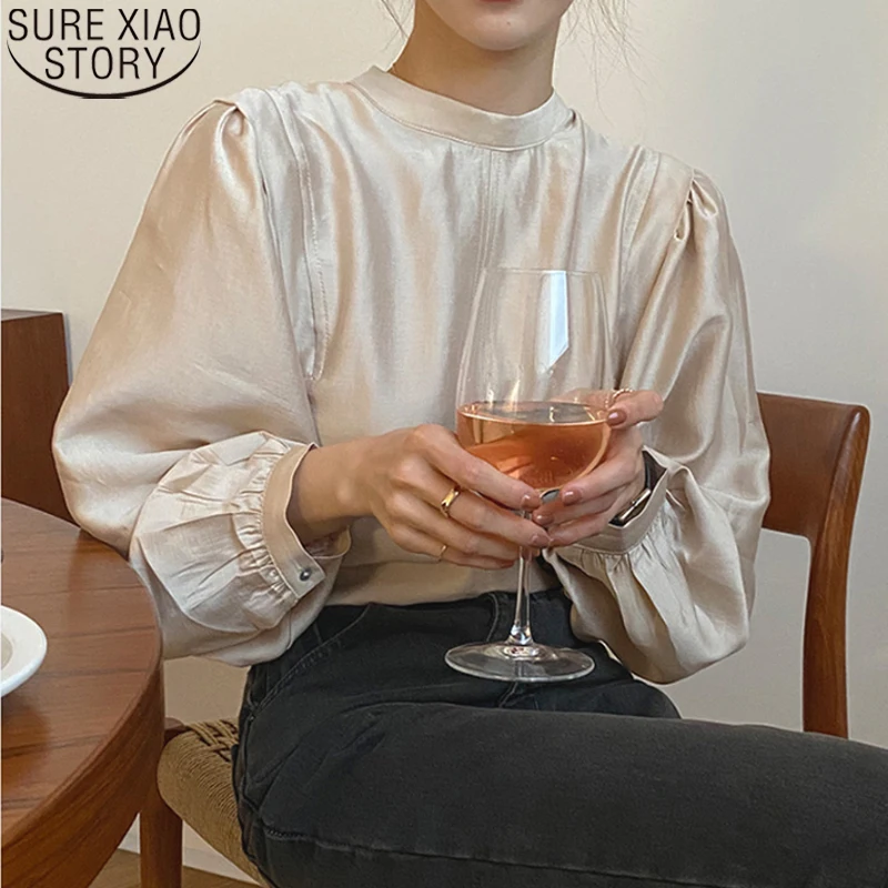 2022 Plus Size Women Clothing Pleated Shirt Spring Womens Tops and Blouses O-neck Loose Puff Sleeve Bottoming Shirt 12424
2022 Plus Size Women Clothing Pleated Shirt Spring Womens Tops and Blouses O-neck Loose Puff Sleeve Bottoming Shirt 12424