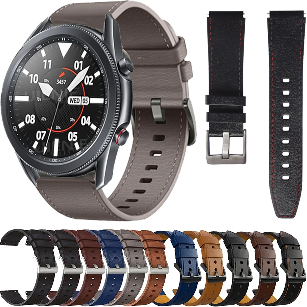 Кожаный ремешок для часов Galaxy Watch 3 45 мм/Gear S3, сменный спортивный браслет для Galaxy Watch 46 мм
Кожаный ремешок для часов Galaxy Watch 3 45 мм/Gear S3, сменный спортивный браслет для Galaxy Watch 46 мм