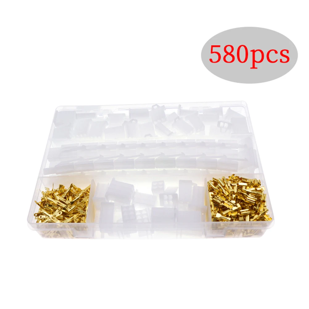 580Pcs 2.8mm 2 3 4 6 9 Pin Female And Male Crimp Terminal Connector Gold Brass/Silver Car Speaker Electric Wire Connectors Set
580Pcs 2.8mm 2 3 4 6 9 Pin Female And Male Crimp Terminal Connector Gold Brass/Silver Car Speaker Electric Wire Connectors Set
