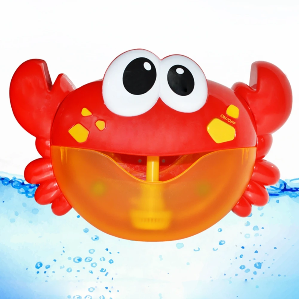 Bubble Crabs Baby Bath Toy Funny Toddler Bath Bubble Maker Pool Swimming Bathtub Soap Machine Bathroom Toys for Children Kids
Bubble Crabs Baby Bath Toy Funny Toddler Bath Bubble Maker Pool Swimming Bathtub Soap Machine Bathroom Toys for Children Kids