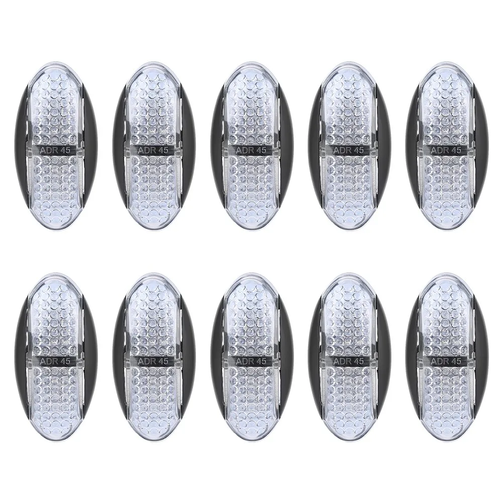 10pcs Car Truck Trailer Side Marker Turn Signal Light Yellow Red Clearance LED 10-30V
10pcs Car Truck Trailer Side Marker Turn Signal Light Yellow Red Clearance LED 10-30V
