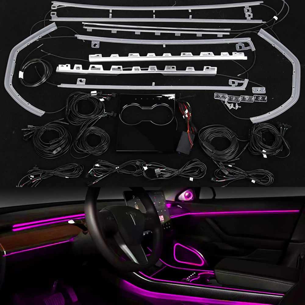 Decorate inter lamp touch control For Tesla Model3 model 3 2019 2020 inter car Ambient Light 64 colors Center pillar horn cover
Decorate inter lamp touch control For Tesla Model3 model 3 2019 2020 inter car Ambient Light 64 colors Center pillar horn cover