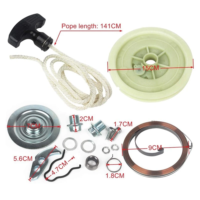 Motorcycle Recoil Starter Repair Kit Pull Disc Kit for Polaris Sportsman 400450 500CC ATV Quad 1996-2011 3084822 3083463
Motorcycle Recoil Starter Repair Kit Pull Disc Kit for Polaris Sportsman 400450 500CC ATV Quad 1996-2011 3084822 3083463