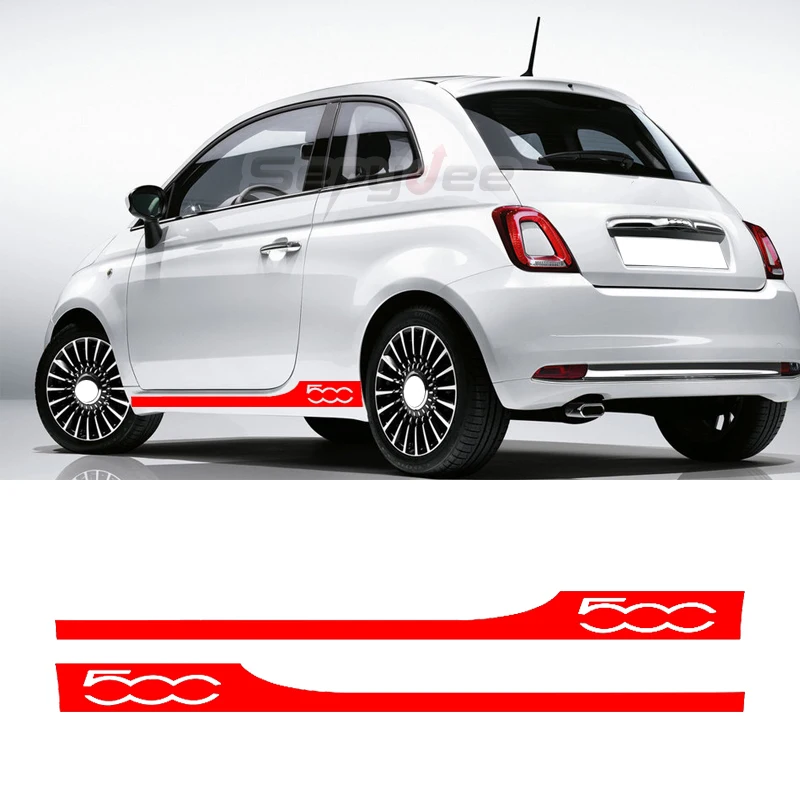 1 Pair Car Side Skirt Stickers for Fiat 500 Body Long Stripes Vinyl Decals Racing Sport Auto Decor Film Car Accessories
1 Pair Car Side Skirt Stickers for Fiat 500 Body Long Stripes Vinyl Decals Racing Sport Auto Decor Film Car Accessories