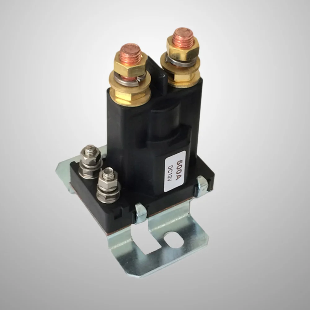 12V-24V 4 Pin 500A Starting Relay On/Off Car Auto Power Switch Dual Batteries Isolator for Forklift Engineering (Black)
12V-24V 4 Pin 500A Starting Relay On/Off Car Auto Power Switch Dual Batteries Isolator for Forklift Engineering (Black)