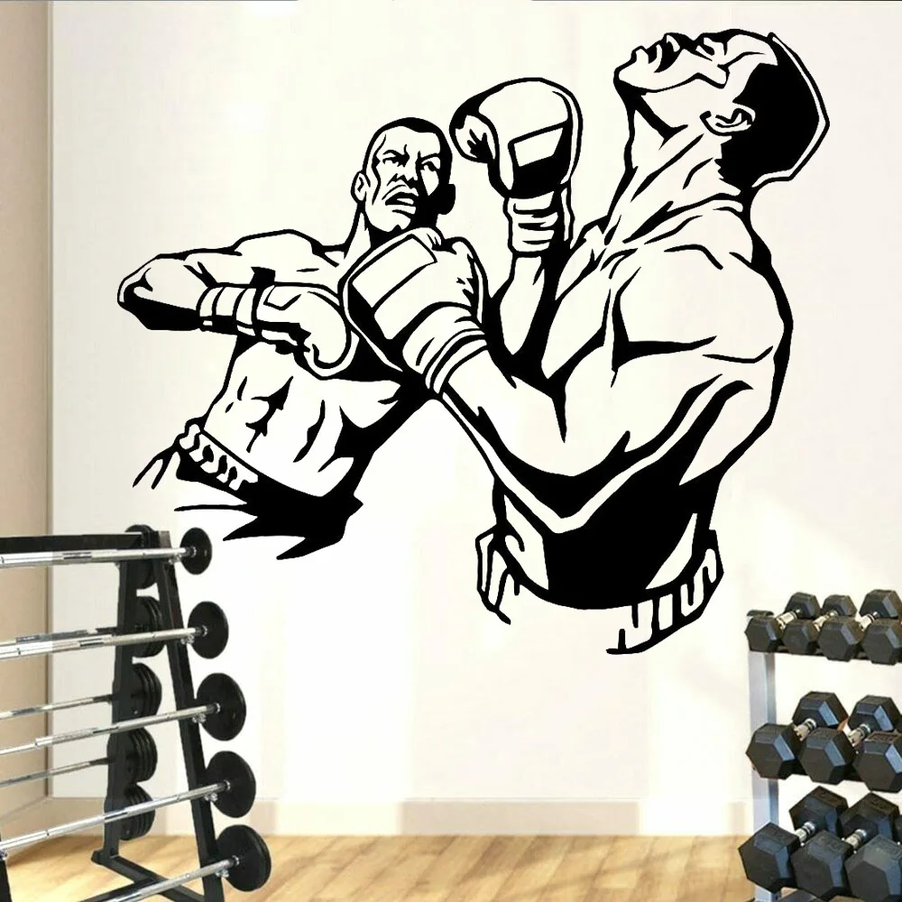 Fight Boxing Wall Decal Knockout Sparring MMA Sport Vinyl Living Roon Interior Wall Sticker Home Decoration For Gymnasium Y810
Fight Boxing Wall Decal Knockout Sparring MMA Sport Vinyl Living Roon Interior Wall Sticker Home Decoration For Gymnasium Y810