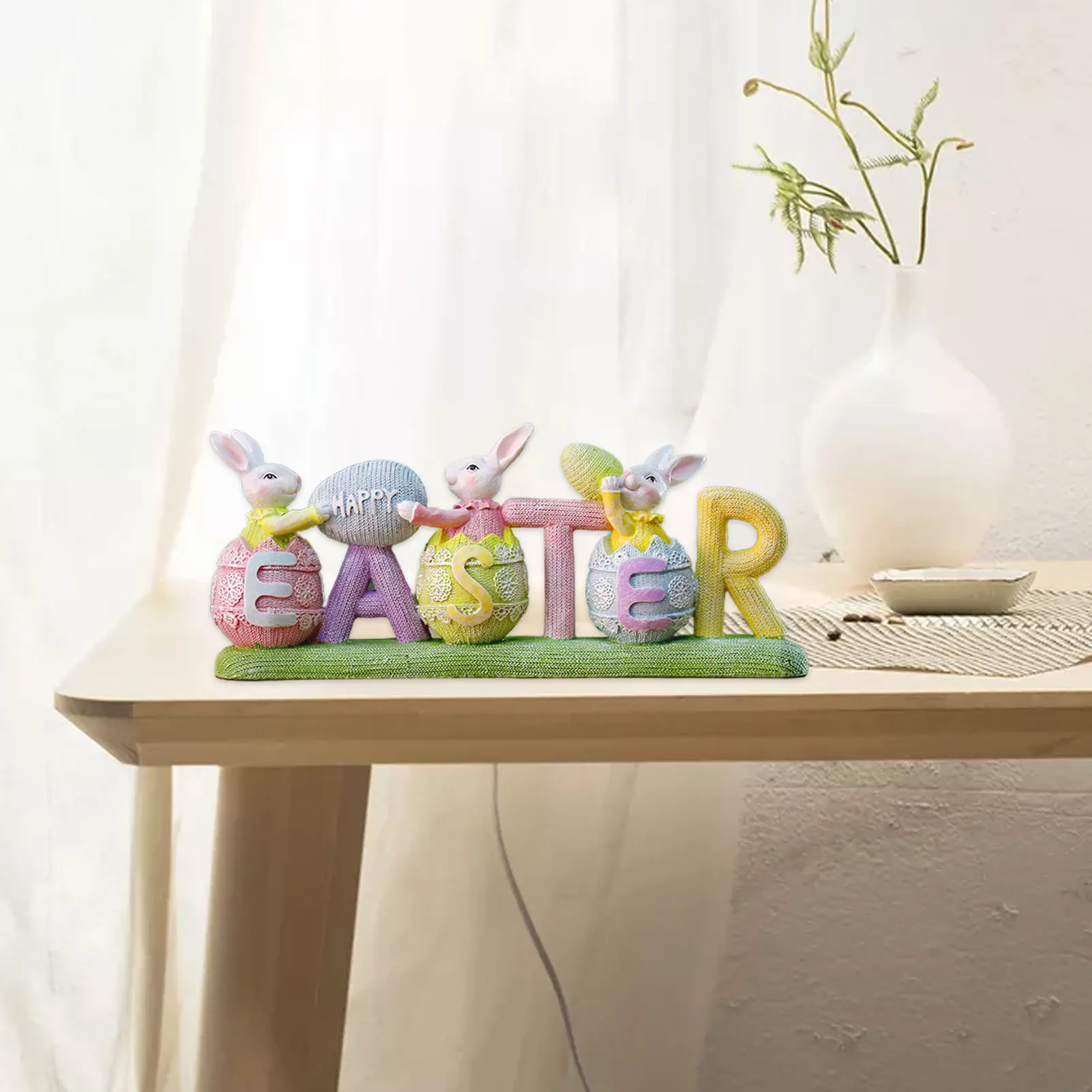 Easter Bunny Egg Resin Craft Childrens Room Living Room Decor safe and durable Retro and country style decoration best gift
Easter Bunny Egg Resin Craft Childrens Room Living Room Decor safe and durable Retro and country style decoration best gift