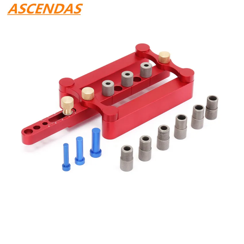 

Precise Self Centering Dowelling Jig Metric Dowel 6/8/10mm Drilling Tools For Wood Working Woodworking Joinery Punch Locator