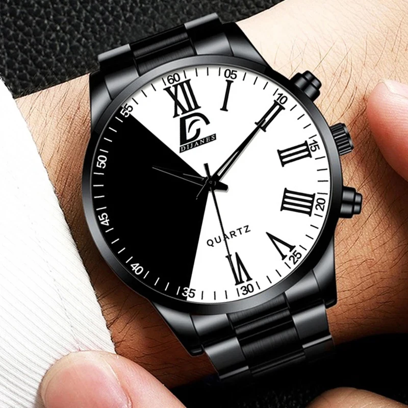 reloj hombre Fashion Mens Minimalist Creative Splicing Watches Men Business Stainless Steel Quartz Wrist Watch relogio masculino
reloj hombre Fashion Mens Minimalist Creative Splicing Watches Men Business Stainless Steel Quartz Wrist Watch relogio masculino