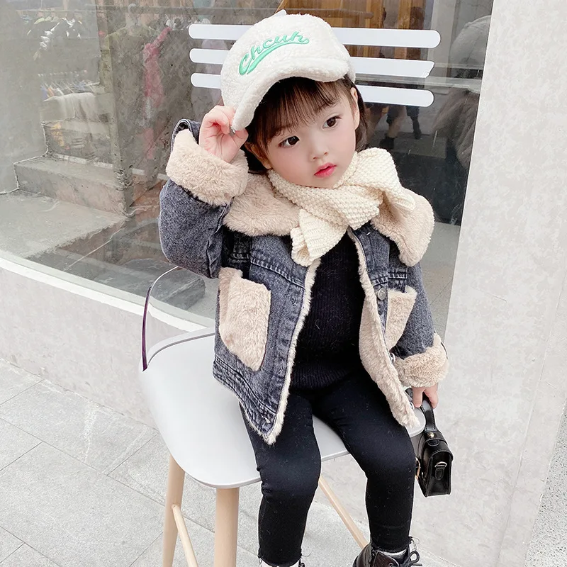 Baby girl jacket kids coat girls outerwear korean fashion clothing for girls windbreaker jacket winter warm plush denim jacket
Baby girl jacket kids coat girls outerwear korean fashion clothing for girls windbreaker jacket winter warm plush denim jacket