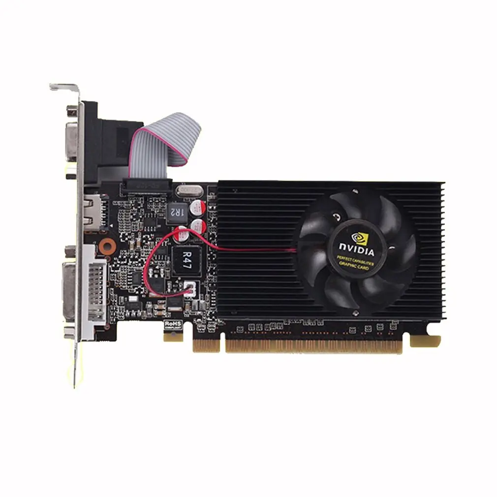 Игровая видеокарта с небольшим корпусом GT730, небольшая видеокарта с ножом 2G, полувысота, видеокарта Super GT630
Игровая видеокарта с небольшим корпусом GT730, небольшая видеокарта с ножом 2G, полувысота, видеокарта Super GT630