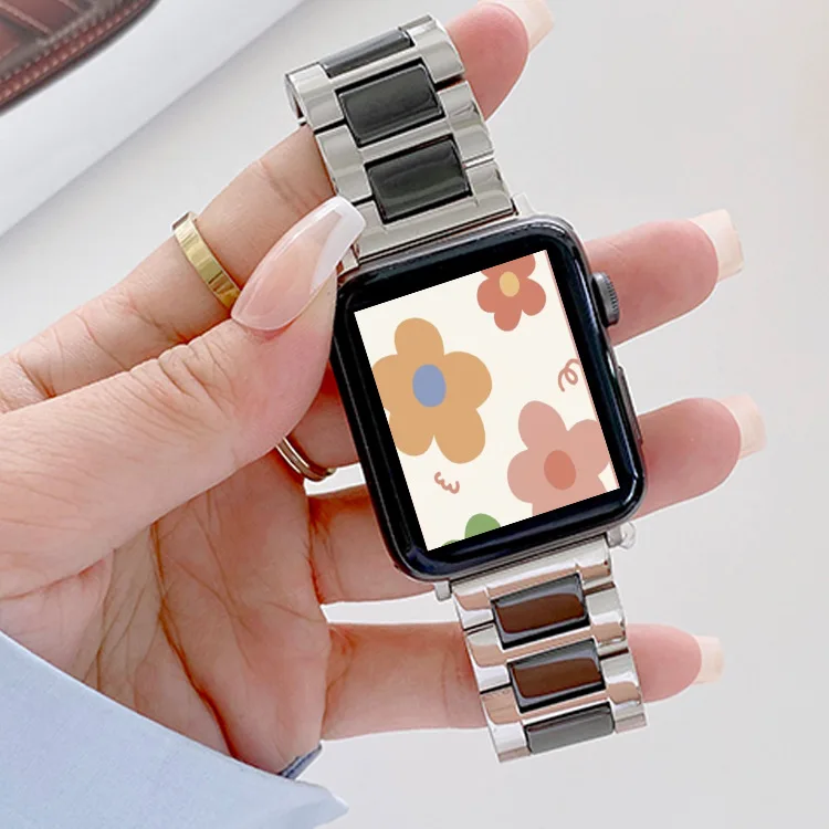 Сменный керамический ремешок для часов Apple Watch Band 42/44 мм, браслет из нержавеющей стали и керамики, съемные часы
Сменный керамический ремешок для часов Apple Watch Band 42/44 мм, браслет из нержавеющей стали и керамики, съемные часы