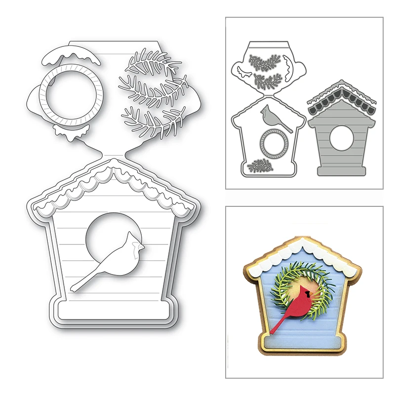 New 3D Bird House Pine Needles Bird 2020 Metal Cutting Dies for DIY Scrapbooking and Card Making Decor Embossing Craft No Stamps
New 3D Bird House Pine Needles Bird 2020 Metal Cutting Dies for DIY Scrapbooking and Card Making Decor Embossing Craft No Stamps