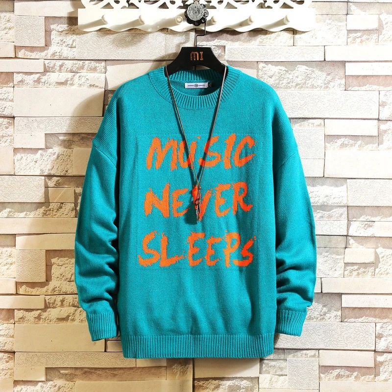 Men's Oversized Sweaters Fashion Autumn Letter Knitted Sweater for Man Full Sleeve Pullove Men Clothing 2021
Men's Oversized Sweaters Fashion Autumn Letter Knitted Sweater for Man Full Sleeve Pullove Men Clothing 2021