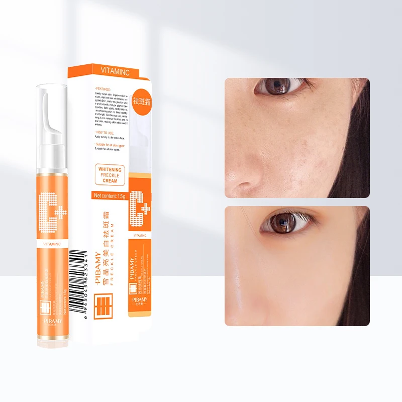 15ml Vitamin C Instant Blemish Removal Gel Whitening Anti Freckle Cream Pen Effective Remove The Freckle Pigmented Melanin Spots
15ml Vitamin C Instant Blemish Removal Gel Whitening Anti Freckle Cream Pen Effective Remove The Freckle Pigmented Melanin Spots