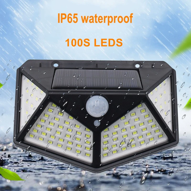 Outdoor 100LEDS LED Solar Light Motion Sensor Waterproof Sunlight Garden Decoration Street Light Solar Powered Lantern Wall Lamp
Outdoor 100LEDS LED Solar Light Motion Sensor Waterproof Sunlight Garden Decoration Street Light Solar Powered Lantern Wall Lamp