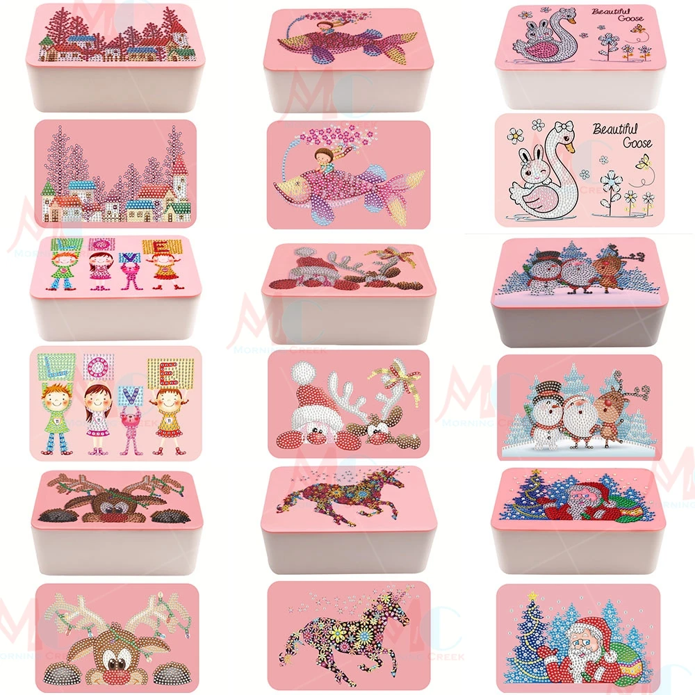 New 3D Diamond painting Tissue box Three-dimensional handmade art cosmetic tissue dispenser Children's DIY cartoon home decor
New 3D Diamond painting Tissue box Three-dimensional handmade art cosmetic tissue dispenser Children's DIY cartoon home decor