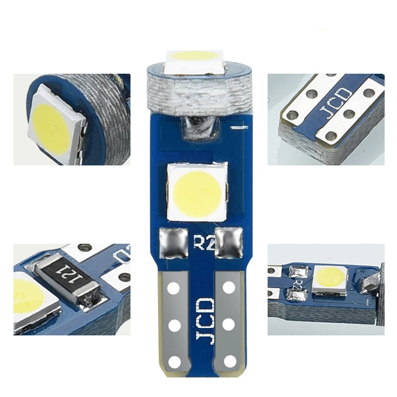 10Pcs T5 Led Bulb Car Interior Warming Indicator Wedge Auto Instrument Lamp 12V Automotive highlight air conditioner light
10Pcs T5 Led Bulb Car Interior Warming Indicator Wedge Auto Instrument Lamp 12V Automotive highlight air conditioner light