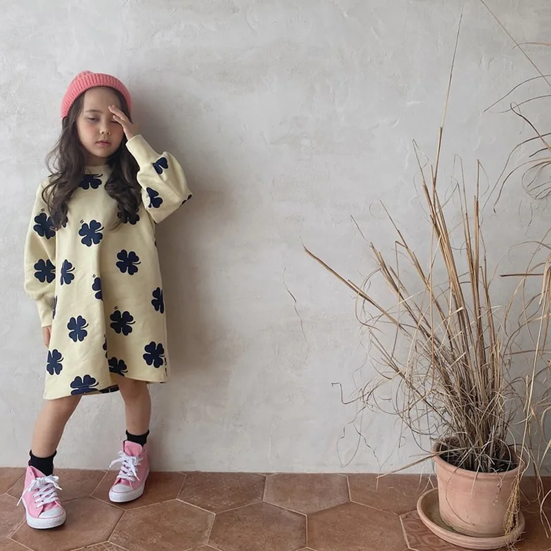 2020 New Children's Clothes Girls Long-Sleeved Dress Autumn Kids Clothes Knee-Length Floral Girls Dresses
2020 New Children's Clothes Girls Long-Sleeved Dress Autumn Kids Clothes Knee-Length Floral Girls Dresses