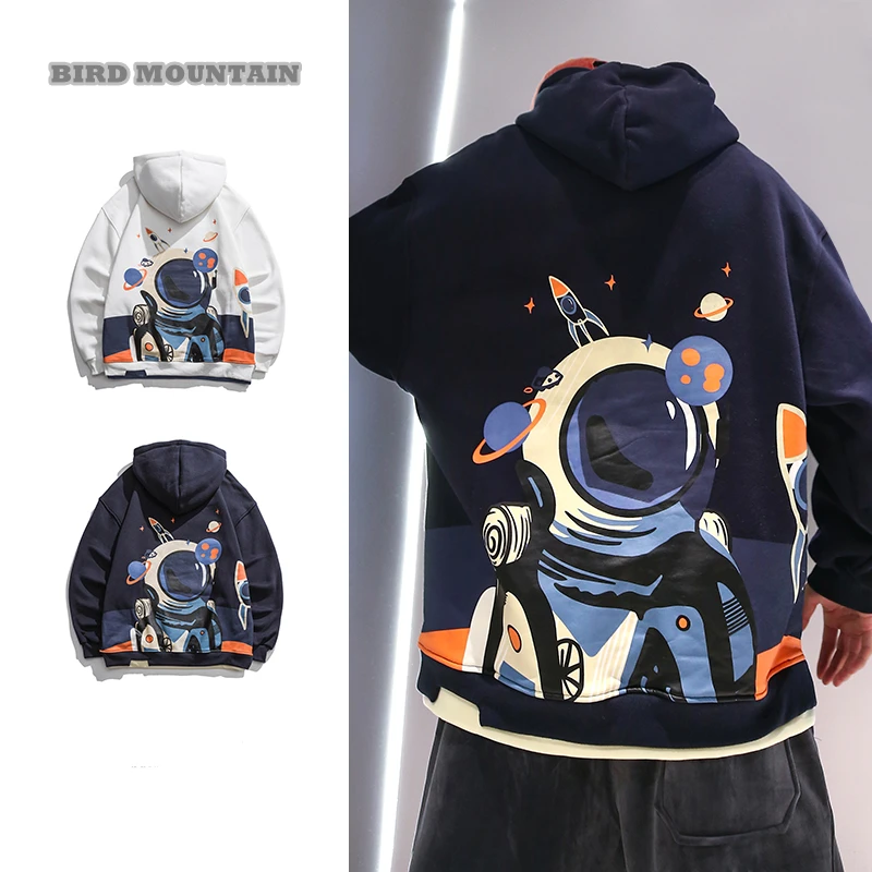 Korean Fashion Astronaut Print Couple Hoodie Hip Hop Oversized Sweatshirt Harajuku High Quality Pullover Streetwear Coat Top
Korean Fashion Astronaut Print Couple Hoodie Hip Hop Oversized Sweatshirt Harajuku High Quality Pullover Streetwear Coat Top