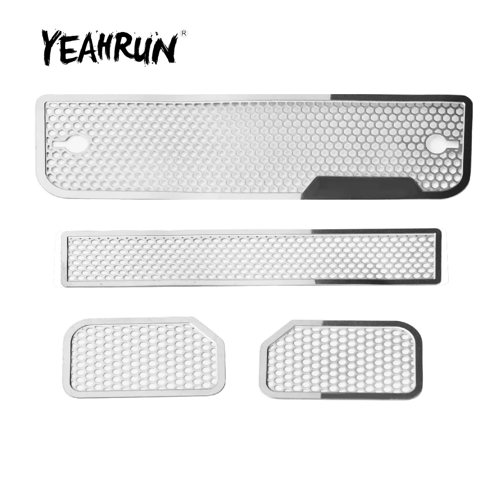 YEAHRUN 1 компл. Серебряная металлическая сетка решетка воздухозаборника Крышка для Traxxas TRX-6 G63 1/10 RC Гусеничный автомобиль детали для обновления...
YEAHRUN 1 компл. Серебряная металлическая сетка решетка воздухозаборника Крышка для Traxxas TRX-6 G63 1/10 RC Гусеничный автомобиль детали для обновления...