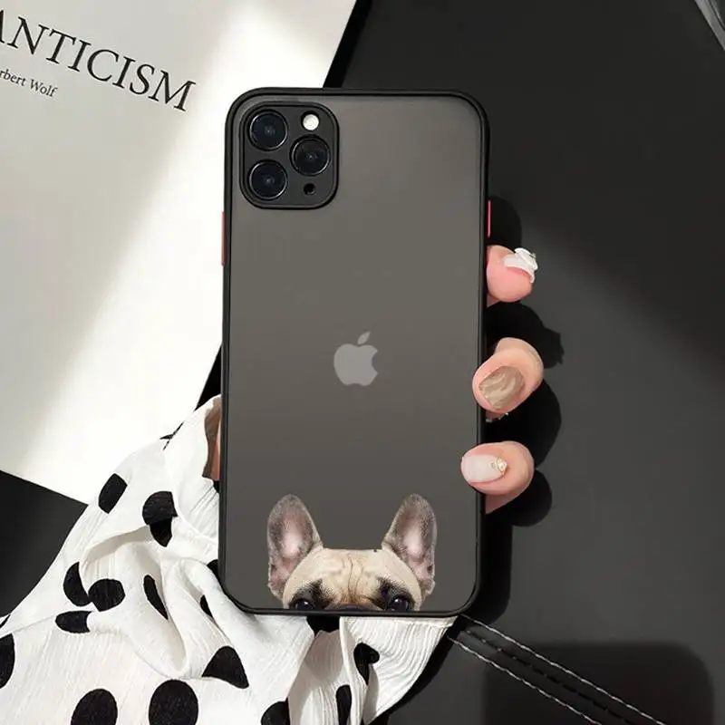 Lovely cartoon animal French Bulldog Phone Cases matte transparent For iphone 7 8 11 12 plus mini x xs xr pro max cover
Lovely cartoon animal French Bulldog Phone Cases matte transparent For iphone 7 8 11 12 plus mini x xs xr pro max cover