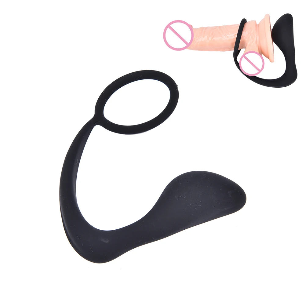 

Эротические анальные секс-игрушки для взрослых, силиконовый мужской массажер простаты петух кольцо Анальная пробка для мужчин