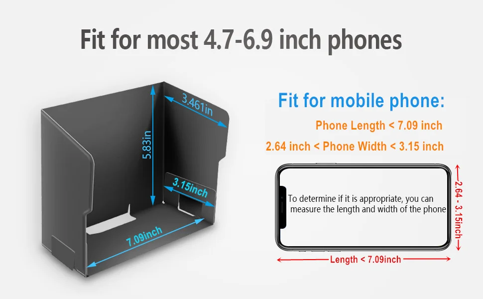 Sun Hood Shade for DJI Mini 2/Air 2S/Mavic Air 2 and 4.7-6.9 inch Phone, Remote Controller,Foldable Smarphone Monitor Sunshade A
Sun Hood Shade for DJI Mini 2/Air 2S/Mavic Air 2 and 4.7-6.9 inch Phone, Remote Controller,Foldable Smarphone Monitor Sunshade A