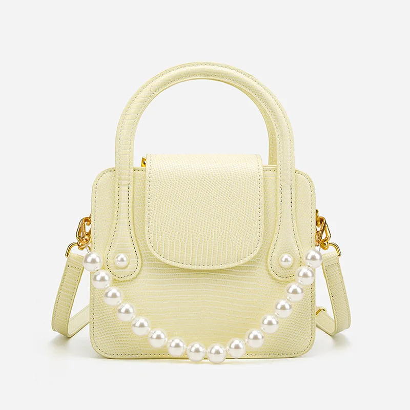 Elegant Female Pearl Small Tote Bag Summer New Quality PU Leather Women Designer Handbag Lattice Shoulder Messenger Bags
Elegant Female Pearl Small Tote Bag Summer New Quality PU Leather Women Designer Handbag Lattice Shoulder Messenger Bags