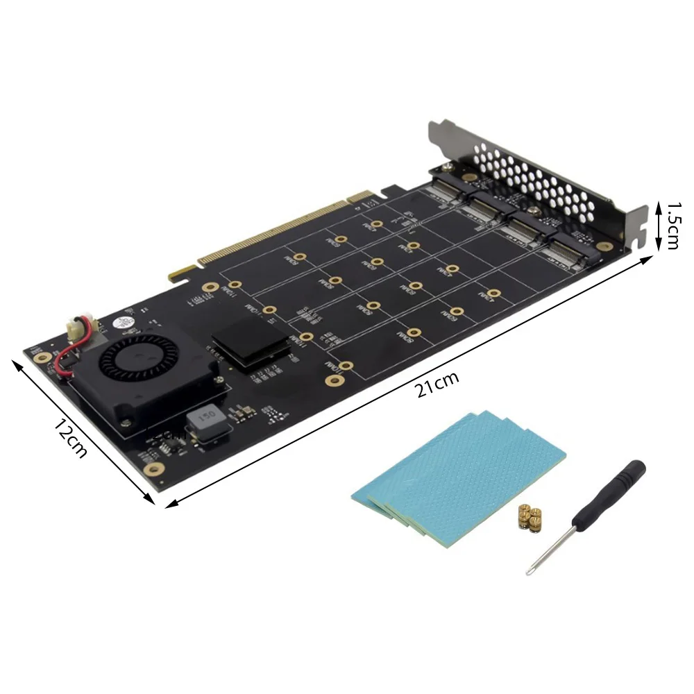 PCIE SSD PCl-E X16 до 4 NVMe корпус для твердотельного накопителя адаптер 4 порта M.2 слот для компьютера PLX8747 Плата расширения массива Прямая поставка
PCIE SSD PCl-E X16 до 4 NVMe корпус для твердотельного накопителя адаптер 4 порта M.2 слот для компьютера PLX8747 Плата расширения массива Прямая поставка