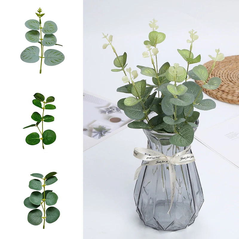10PCS Artificial Eucalyptus Leaves Eucalipto Branches Floral Bouquets Wedding Holiday Greenery Decor Christmas Home Decoration
10PCS Artificial Eucalyptus Leaves Eucalipto Branches Floral Bouquets Wedding Holiday Greenery Decor Christmas Home Decoration