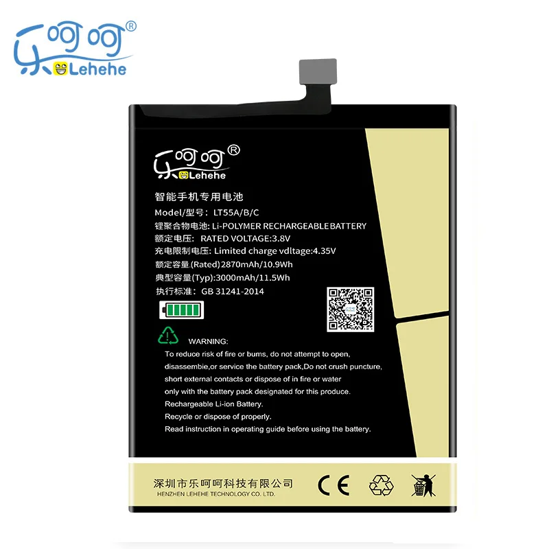 Новая батарея LEHEHE LT55B для Letv X600 LT55B 3000 мАч, запасная батарея, высокое качество, бесплатные инструменты, подарки
Новая батарея LEHEHE LT55B для Letv X600 LT55B 3000 мАч, запасная батарея, высокое качество, бесплатные инструменты, подарки