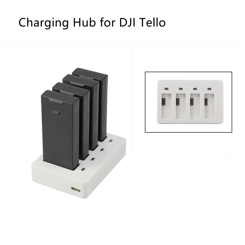 4 In 1 Charging Hub for DJI Tello Tello USB Charger Multi Battery Intelligent Flight Battery Quick Charging Drone Accessories
4 In 1 Charging Hub for DJI Tello Tello USB Charger Multi Battery Intelligent Flight Battery Quick Charging Drone Accessories