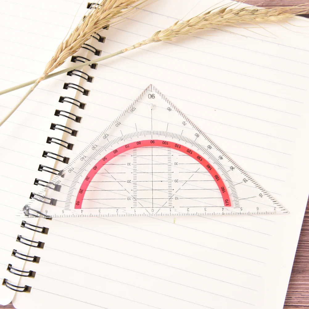 15cm Students Stationery Office Multi-function Set Square Triangle Multifunctional Ruler Protractor Triangle Coordinate Rulers
15cm Students Stationery Office Multi-function Set Square Triangle Multifunctional Ruler Protractor Triangle Coordinate Rulers