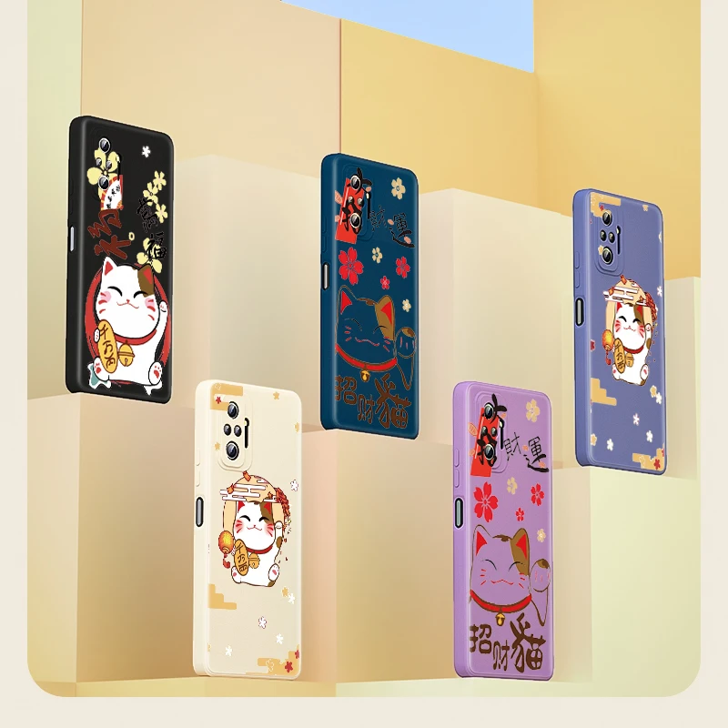 Japanese Cartoon Lucky Cat For Xiaomi Redmi Note 10 9 Pro Max 5G 10T 10S 9T 9S 8 7 Liquid Silicone Soft Cover Phone Case
Japanese Cartoon Lucky Cat For Xiaomi Redmi Note 10 9 Pro Max 5G 10T 10S 9T 9S 8 7 Liquid Silicone Soft Cover Phone Case