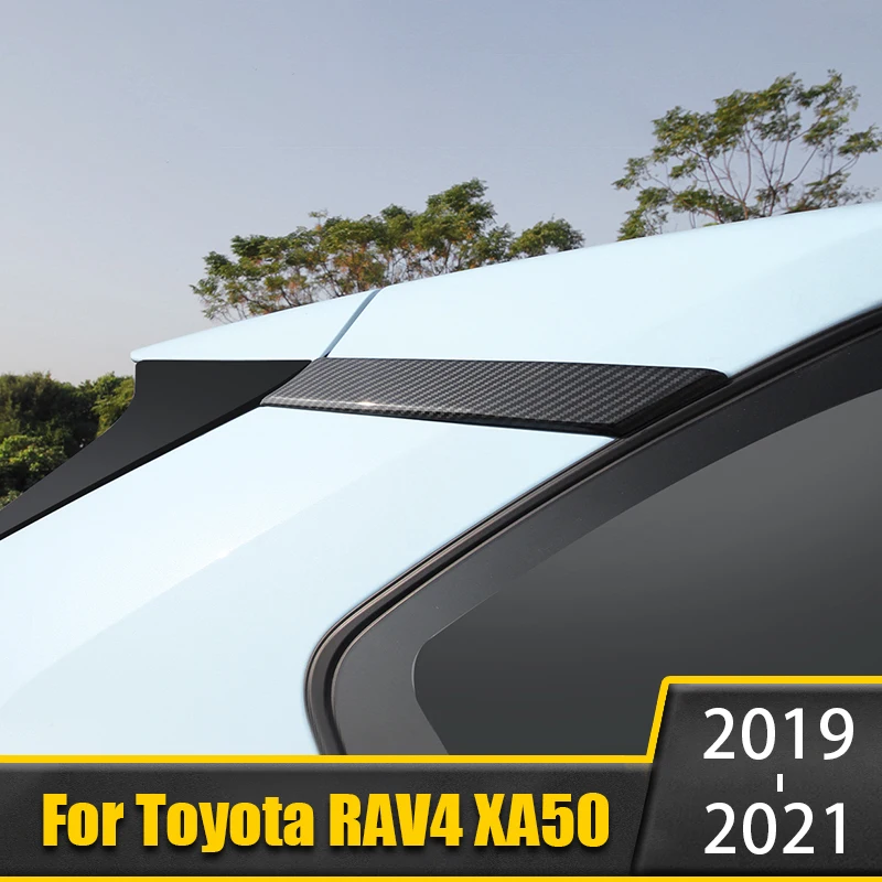 For Toyota RAV4 2019 2020 2021 RAV 4 XA50 Carbon Fiber ABS Exterior Rear Window C Pillar Decorate Cover Trim Car Accessories
For Toyota RAV4 2019 2020 2021 RAV 4 XA50 Carbon Fiber ABS Exterior Rear Window C Pillar Decorate Cover Trim Car Accessories