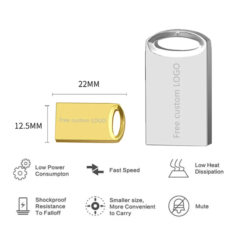 Pendrive 8gb Metal Usb Flash Drive 16gb Usb Memory Stick 32gb Real Capacity Pendrive 64gb Silver Pendrive 128gb Free custom LOGO
Pendrive 8gb Metal Usb Flash Drive 16gb Usb Memory Stick 32gb Real Capacity Pendrive 64gb Silver Pendrive 128gb Free custom LOGO
