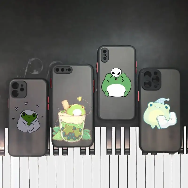 Mint green The Frog funny cartoon Phone Case matte transparent For iphone 7 8 11 12 plus mini x xs xr pro max cover
Mint green The Frog funny cartoon Phone Case matte transparent For iphone 7 8 11 12 plus mini x xs xr pro max cover