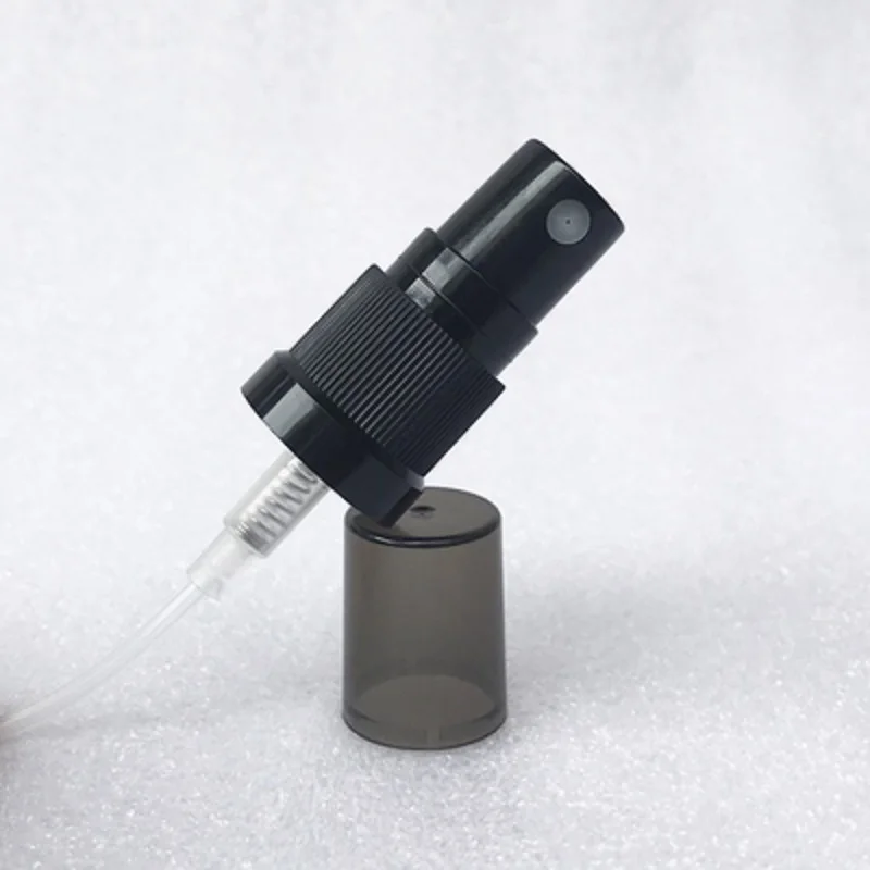 

18MM 18/410 white/black lotion press pump mist sprayer black lid 5ml/10ml/15ml/20ml/30ml/50ml/100ml essential oil glass bottle