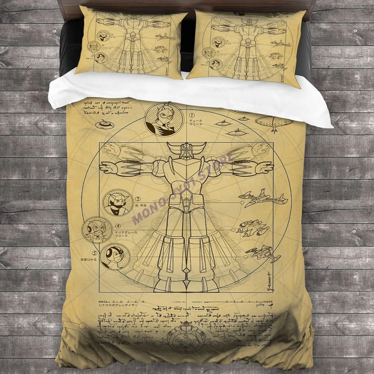 189 Grendizer DaVinci Bedding Set Duvet Cover Pillowcases Comforter Bedding Sets Bedclothes
189 Grendizer DaVinci Bedding Set Duvet Cover Pillowcases Comforter Bedding Sets Bedclothes