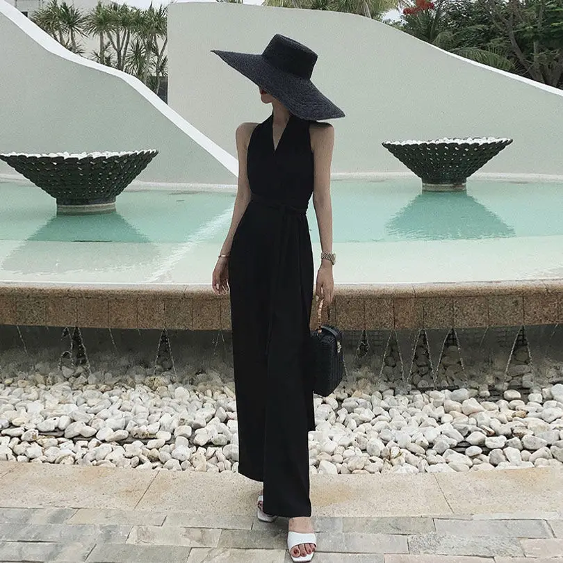 Popular One-piece Pants Spring And Summer Women's Slim 2021 New White Black High Waist Straight Pants Children's Temperament Wai
Popular One-piece Pants Spring And Summer Women's Slim 2021 New White Black High Waist Straight Pants Children's Temperament Wai
