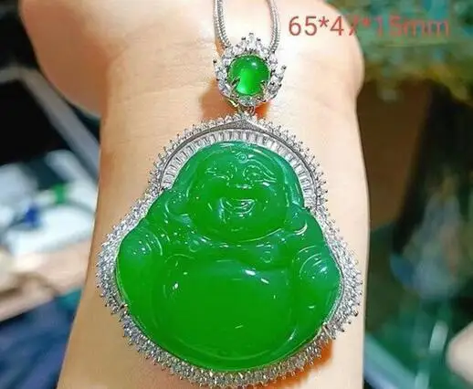 Ювелирные изделия, натуральная кожа, серебро, инкрустированная ледяным зеленым матрея, Будда, алмазные капли, подвеска, агат, нефрит, топаз, ...
Ювелирные изделия, натуральная кожа, серебро, инкрустированная ледяным зеленым матрея, Будда, алмазные капли, подвеска, агат, нефрит, топаз, ...