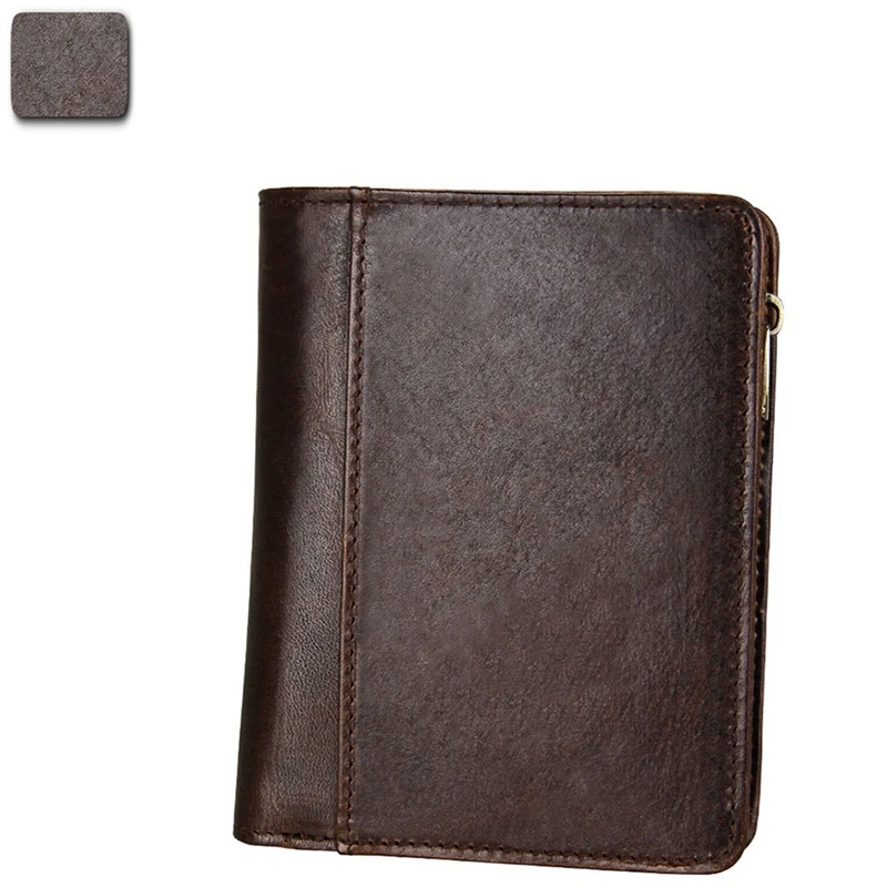 2Pcs Men's Wallet Genuine Leather Crazy Horse Leather Retro Wallet Anti-Theft Brush Casual Wallet--Coffee
2Pcs Men's Wallet Genuine Leather Crazy Horse Leather Retro Wallet Anti-Theft Brush Casual Wallet--Coffee