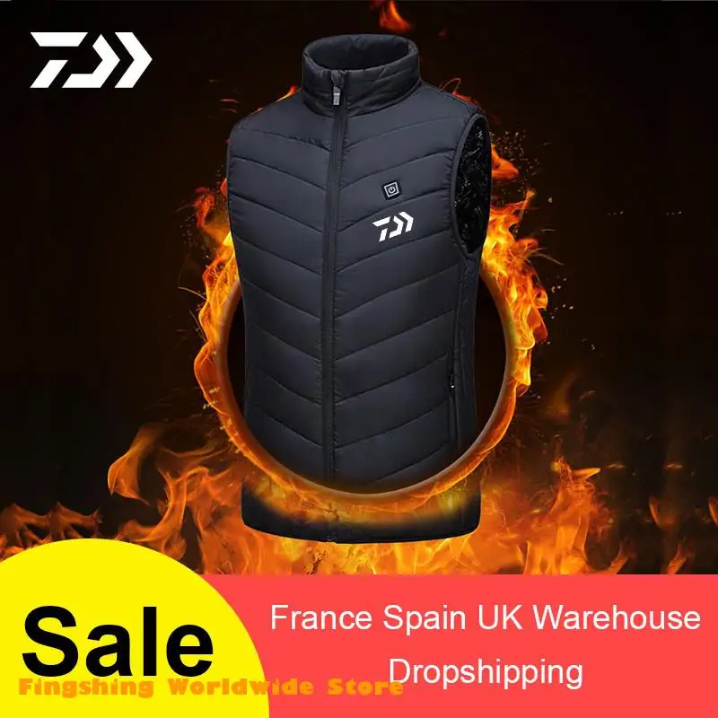 Heated DAIWA FISHING Vest USB Men Winter Electrical Heated Sleevless Jacket Outdoor Warm Fishing Clothes DAWA Outdoor Waistcoat
Heated DAIWA FISHING Vest USB Men Winter Electrical Heated Sleevless Jacket Outdoor Warm Fishing Clothes DAWA Outdoor Waistcoat