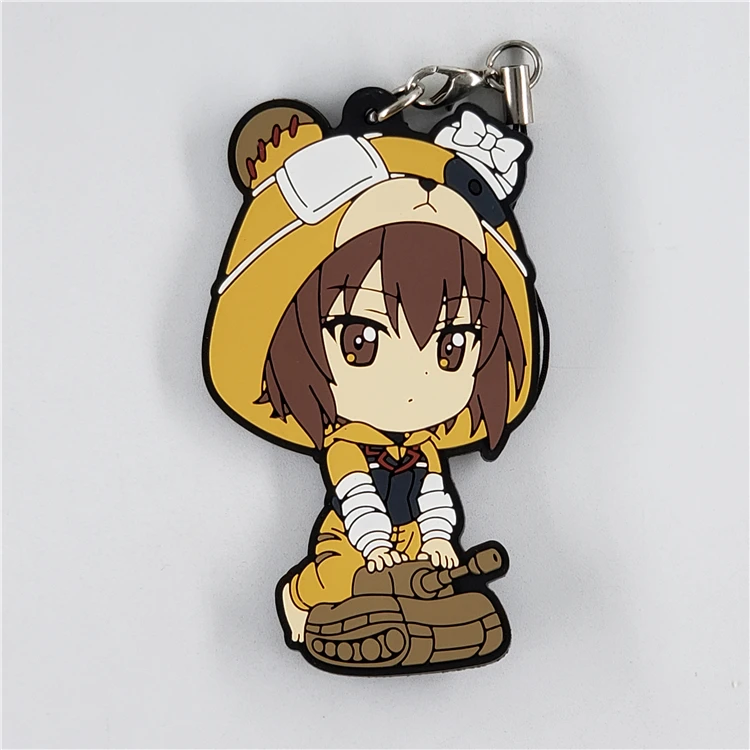 Девушки и PANZER Keychian Nishizumi Miho saori takebe yukari akiyama Reizei Mako резиновый ремень | Украшения
