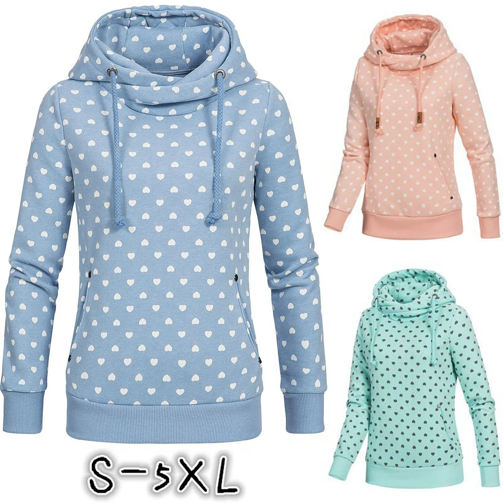 Winter clothes Women Hoodies Fleece Printed Long Sleeve hoodies women Pocket Casual Plus Size harajuku hoodie sudadera mujer
Winter clothes Women Hoodies Fleece Printed Long Sleeve hoodies women Pocket Casual Plus Size harajuku hoodie sudadera mujer