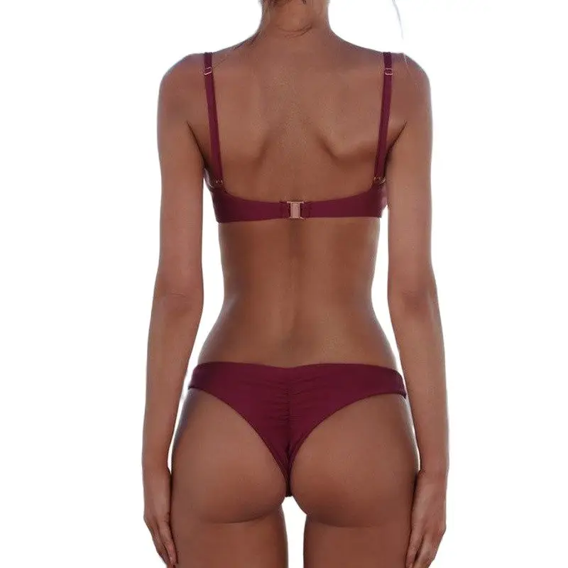 Women's Swimwear Sexy Micro Bikini Brazilian Thong Swimwear Feminine Strap Split Ladies Swimwear 2021 Bikini Women Suit Beach
Women's Swimwear Sexy Micro Bikini Brazilian Thong Swimwear Feminine Strap Split Ladies Swimwear 2021 Bikini Women Suit Beach