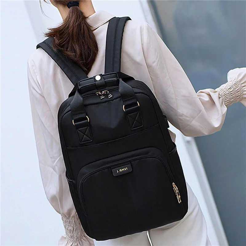 Women Waterproof Backpack Usb Charging Function Fashion Oxford Cloth Fabric Backpack 14 15.6 Inch Laptop Bag Travel Backpack New
Women Waterproof Backpack Usb Charging Function Fashion Oxford Cloth Fabric Backpack 14 15.6 Inch Laptop Bag Travel Backpack New