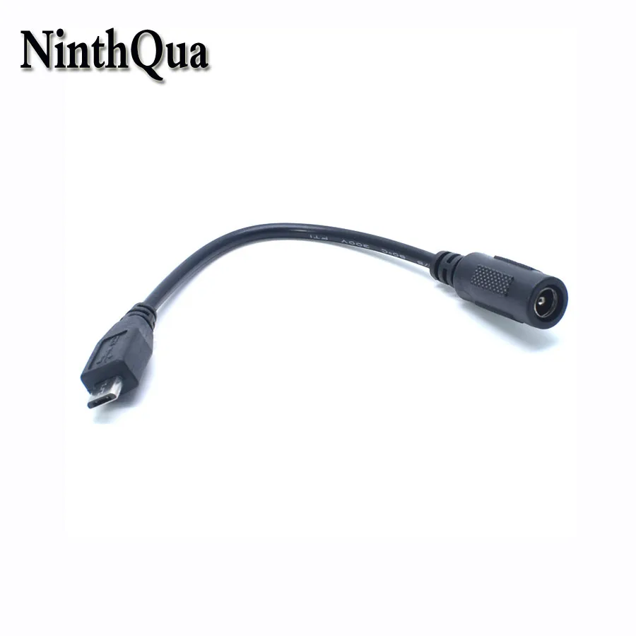 1pcs Micro usb male plug to DC 5.5*2.1 female socket with 15cm wire Android smart phone adapter cable
1pcs Micro usb male plug to DC 5.5*2.1 female socket with 15cm wire Android smart phone adapter cable