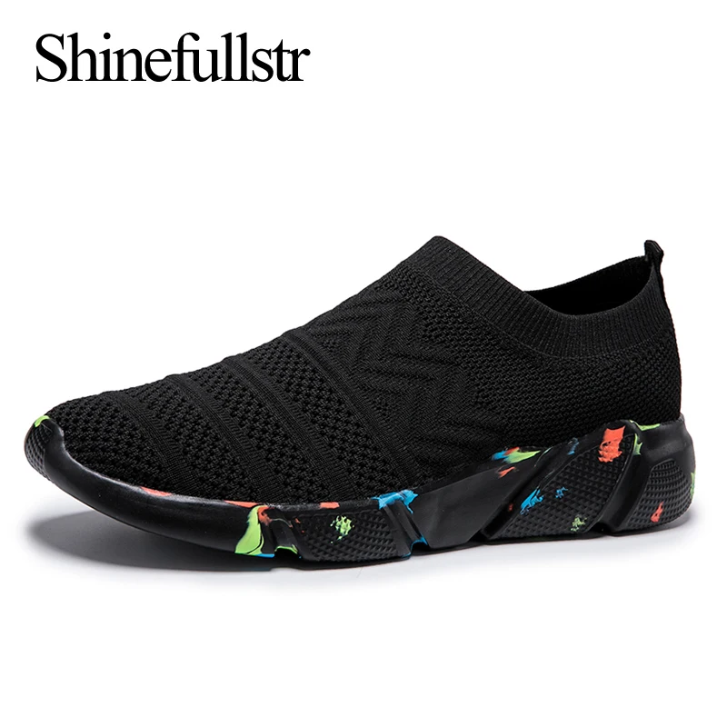 Shinefullstr Fashion Slip On Men Walking Shoes Slip-ons Flywire Women Sock Sneaker Chaussure De Marche Homme Couple Sneakers
Shinefullstr Fashion Slip On Men Walking Shoes Slip-ons Flywire Women Sock Sneaker Chaussure De Marche Homme Couple Sneakers